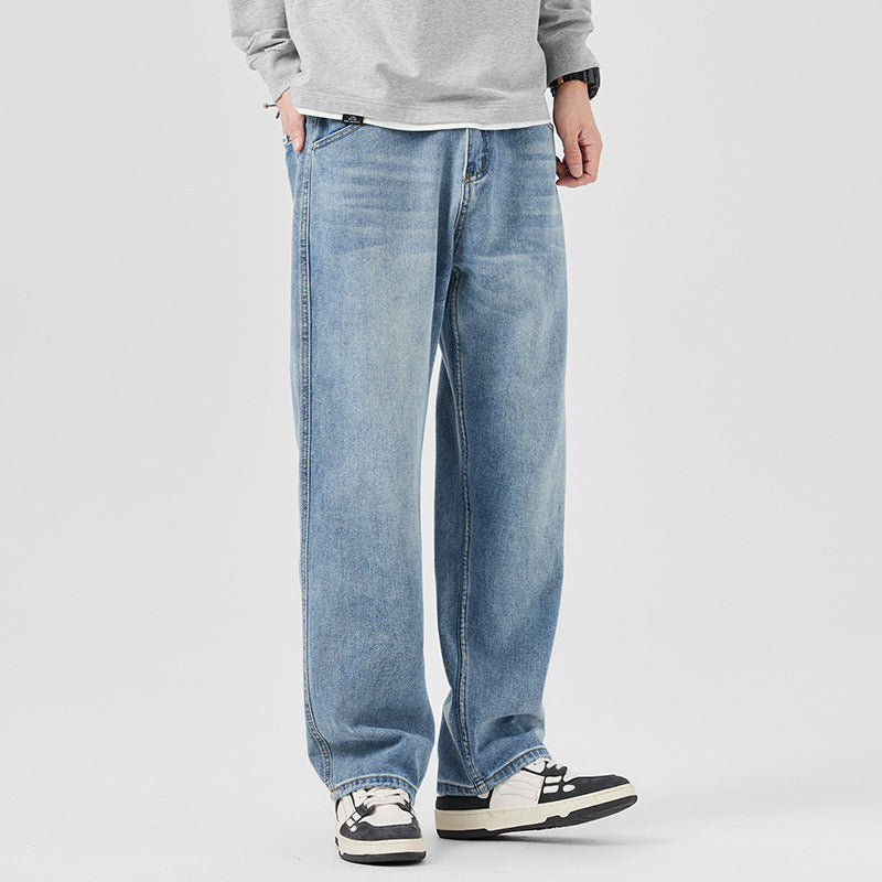 Locker sitzende Jeans mit mittlerer Taille – ideal für Frühling und Herbst