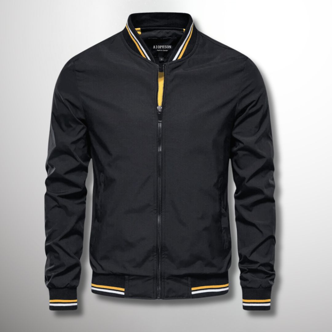 Wasserabweisende Herren-Übergangsjacke mit Reißverschluss | Ideal für Frühling & Herbst