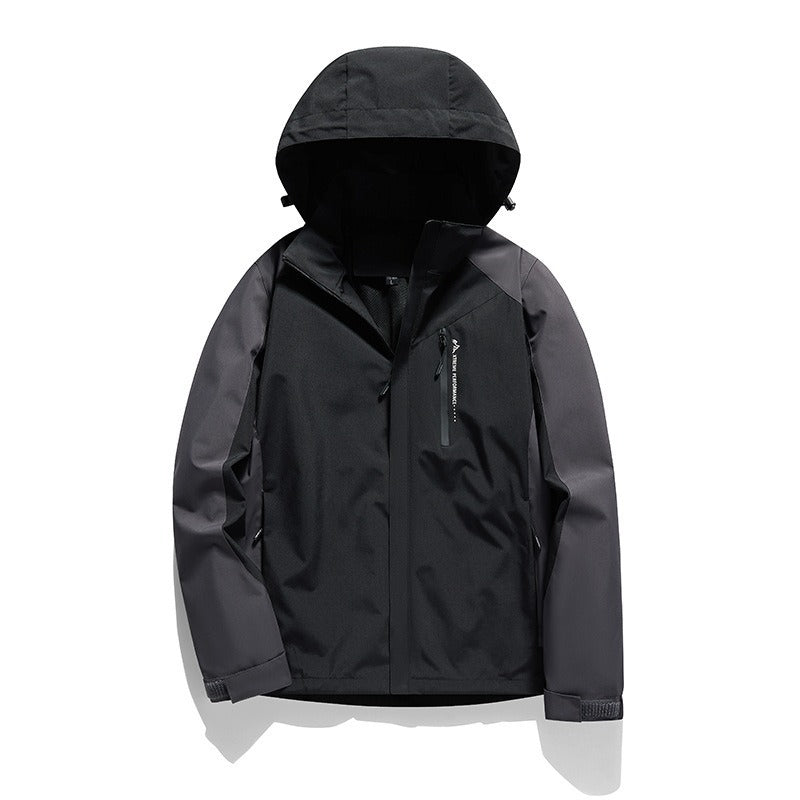 Wasserdichte Winddichte Outdoor-Jacke mit Abnehmbaren Ärmeln – Ideal für Frühling