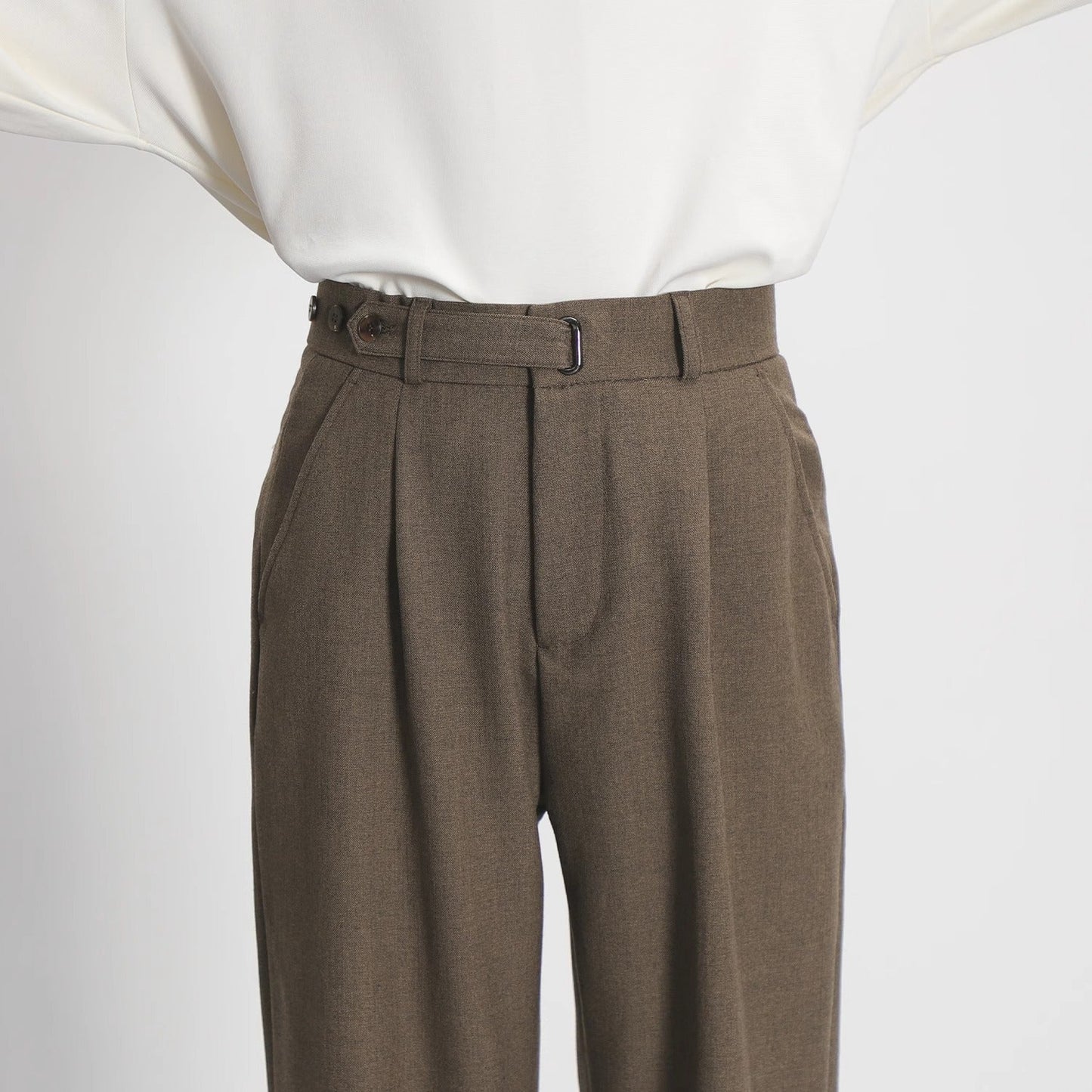 Herren Anzughose mit Geradem Bein – Ideal für Frühling und Herbst