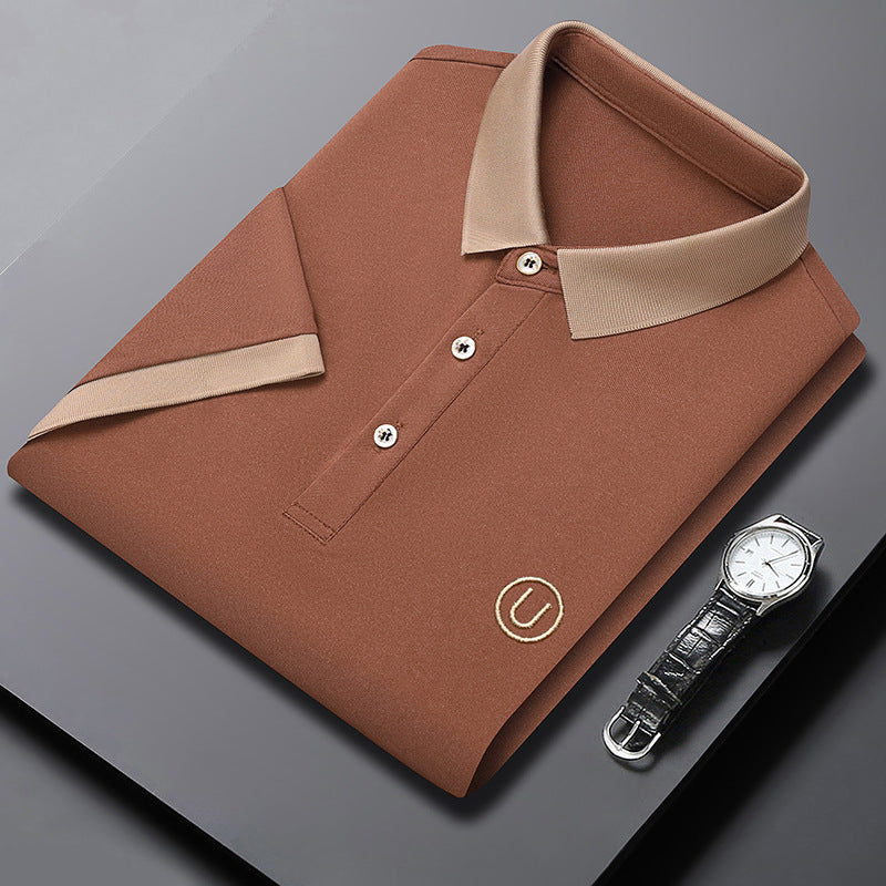 Einfarbiges Kurzarm-Poloshirt | Ideal für den Sommer