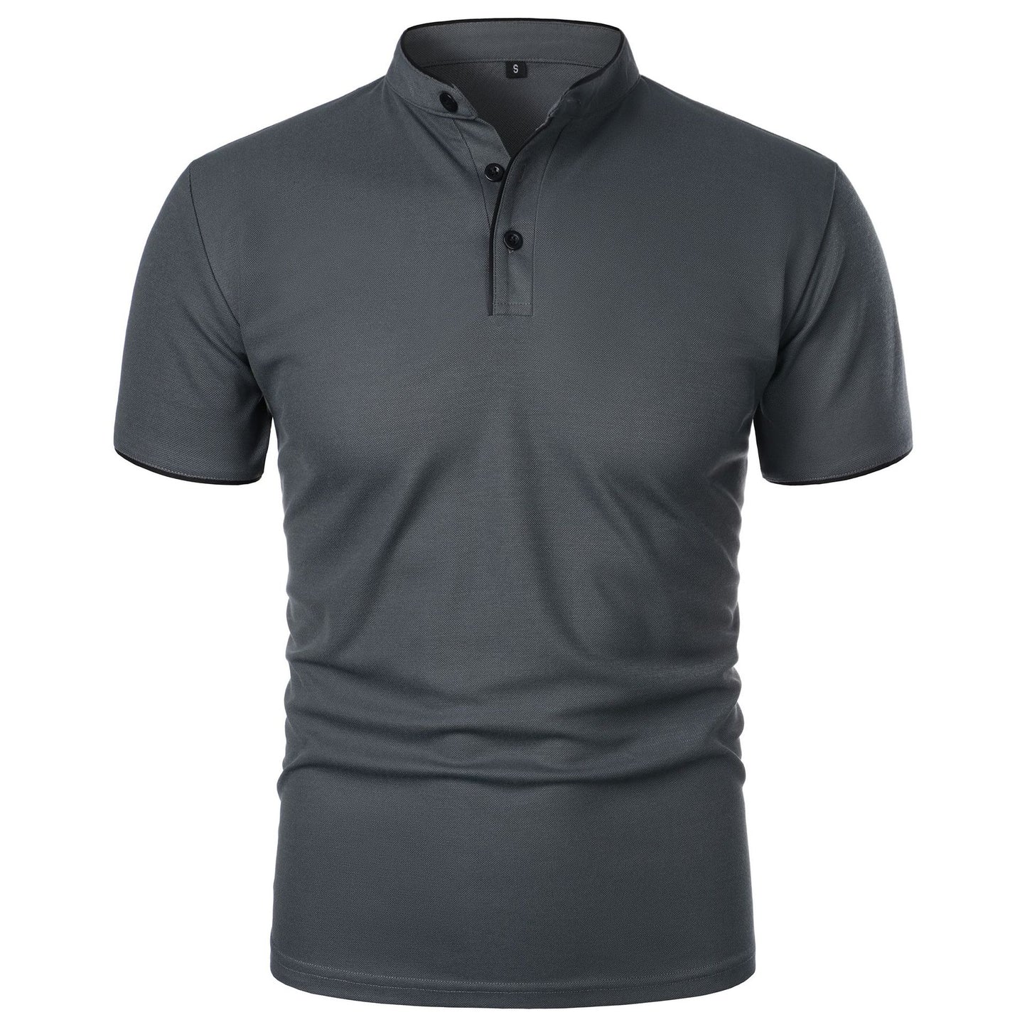 Herren Slim Fit Kurzarm-Shirt Einfarbig – Perfekt für den Sommer