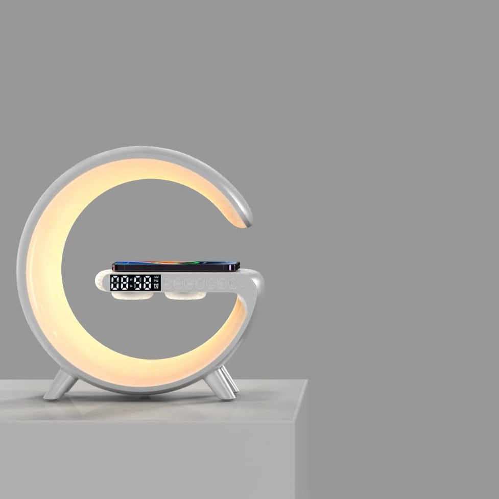 Intelligenter LED-Wecker mit kabelloser Ladestation