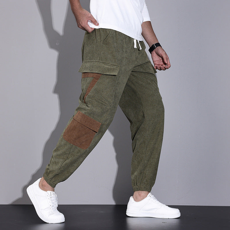 Cord-Ankle-Tied-Latzhose – Perfekt für den Herbst