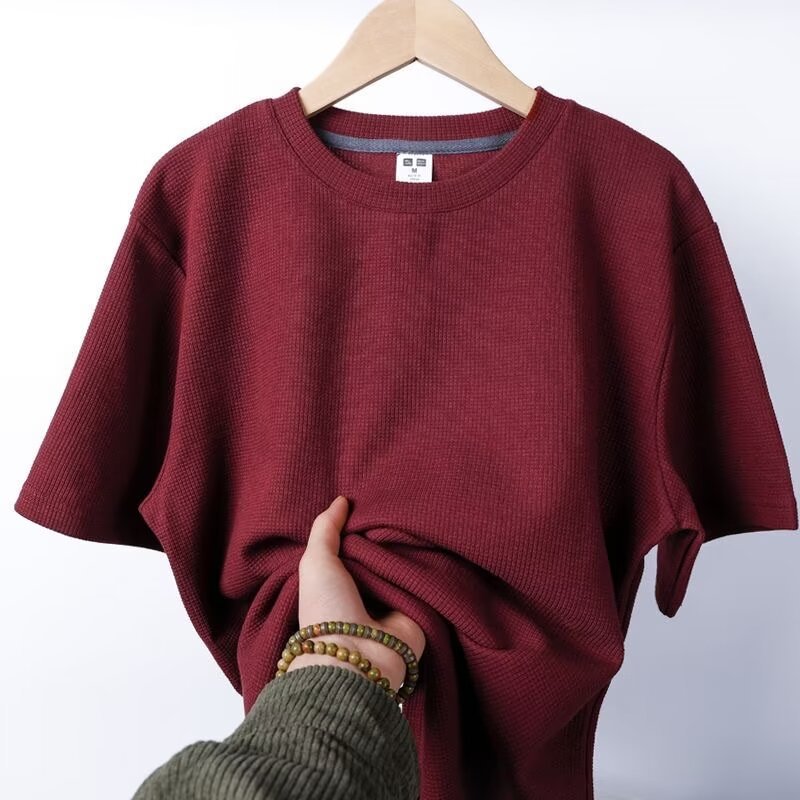 Waffelstrick-Halbarm-Pullover – Ideal für den Sommer