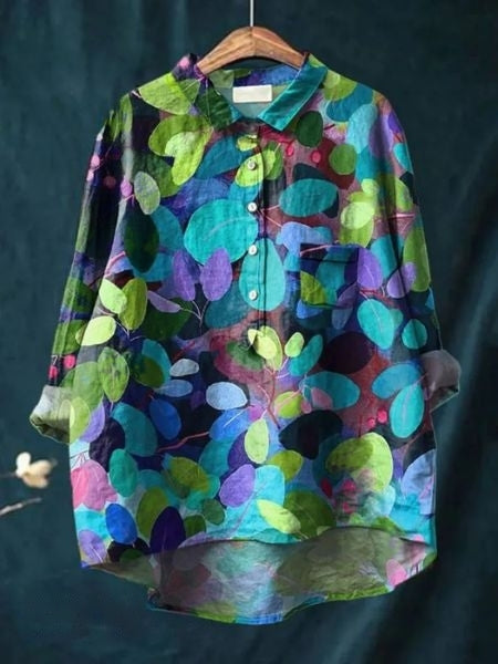 Bluse mit Blumenmuster & leichtem Stoff | Ideal für Frühling & Sommer