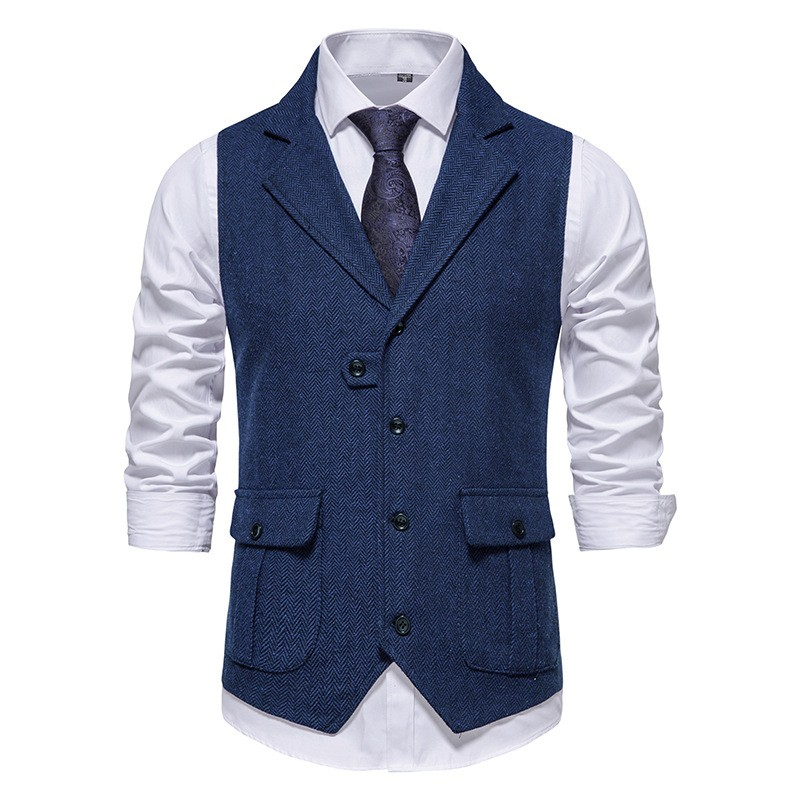 Jovanno - Elegante Herrenweste mit Seitentaschen