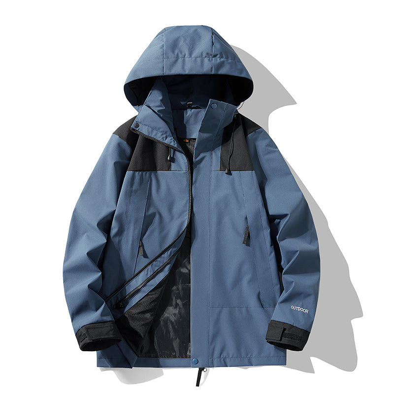 Wasserdichte und winddichte winddichte Outdoor-Jacke - Ideal für den Herbst