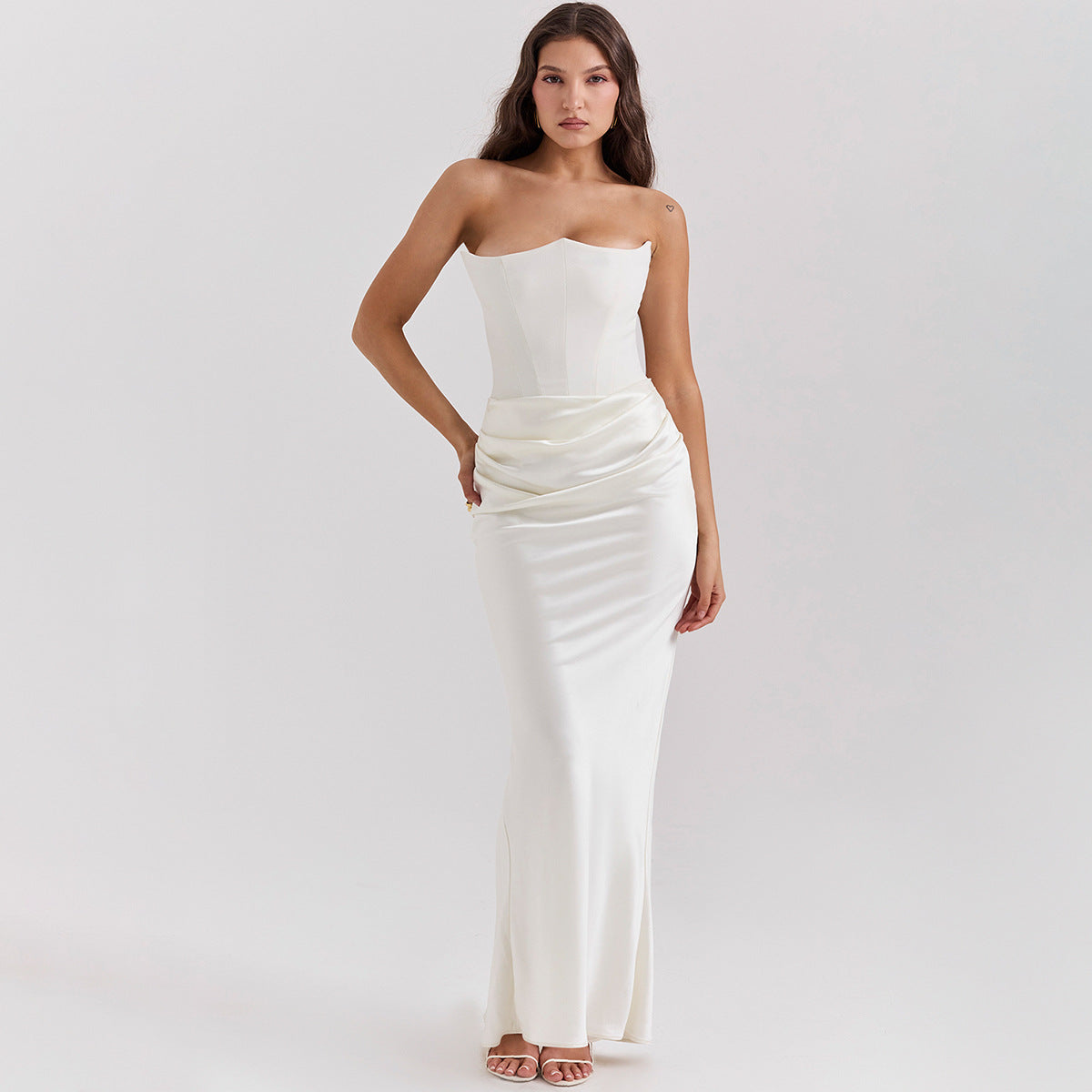 Straploses Rückenfreies Langabendkleid | Ideal für Frühling und Sommer