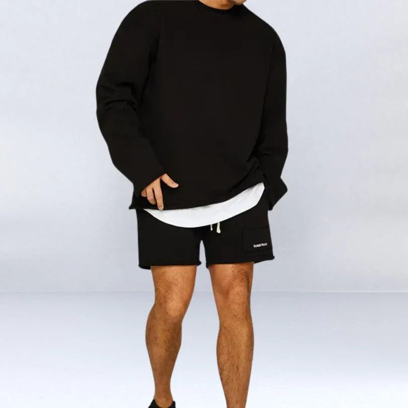Sommer Herren Set mit Kurzarmhemd & Shorts – Ideal für den Sommer