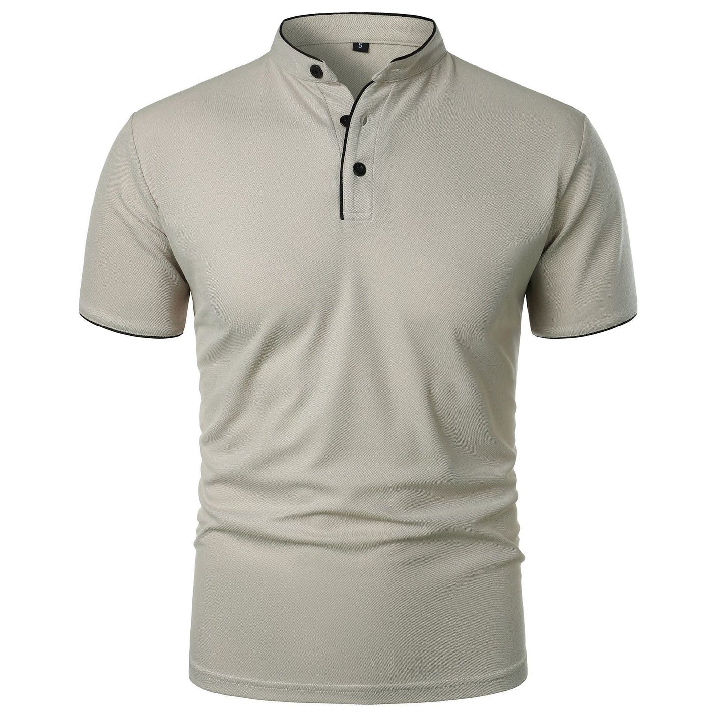 Herren Slim Fit Kurzarm-Shirt Einfarbig – Perfekt für den Sommer