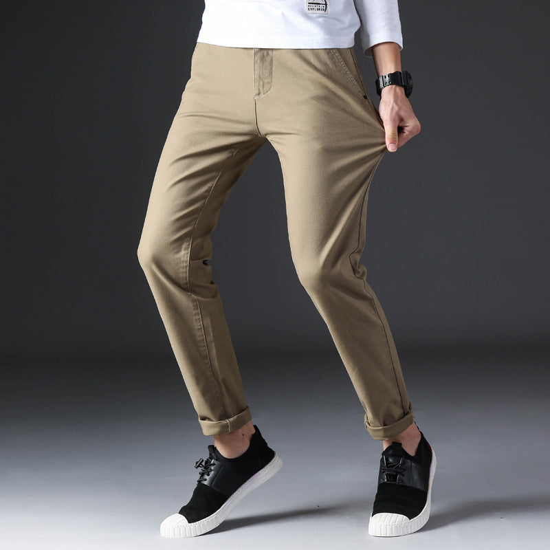 Herren Slim Fit Gerade Hosen – Ideal für den Herbst