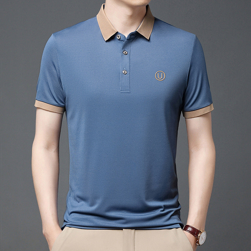 Einfarbiges Kurzarm-Poloshirt | Ideal für den Sommer