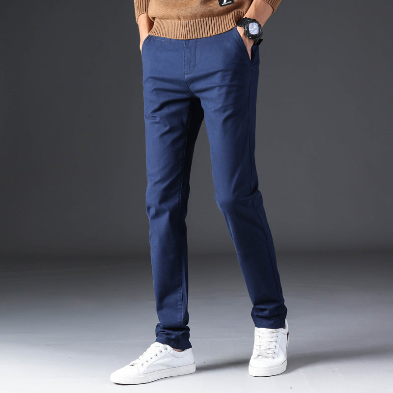 Herren Slim Fit Gerade Hosen – Ideal für den Herbst