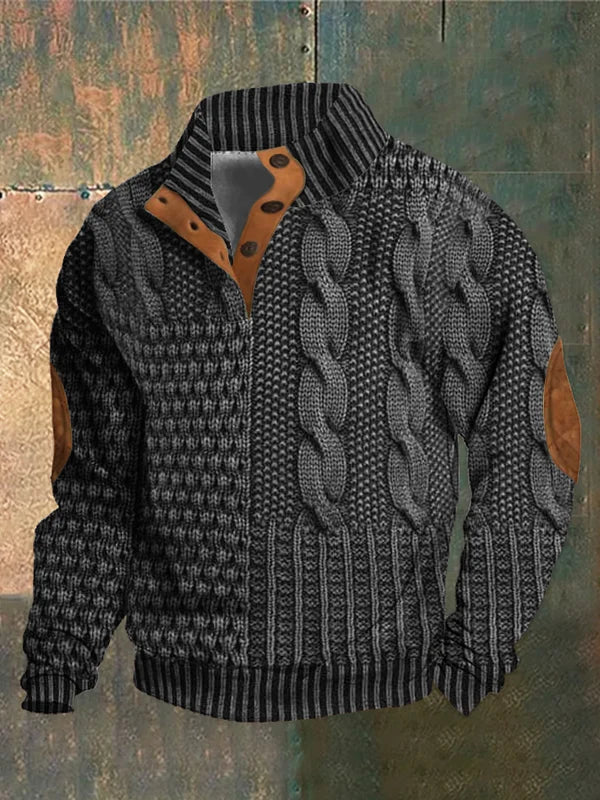 Warmer Strickpullover für Herren I Ideal für Herbst und Winter