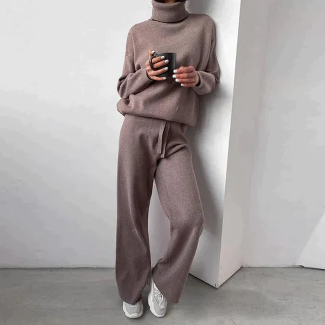 Strickpullover- und Hosen-Set | Ideal für den Winter