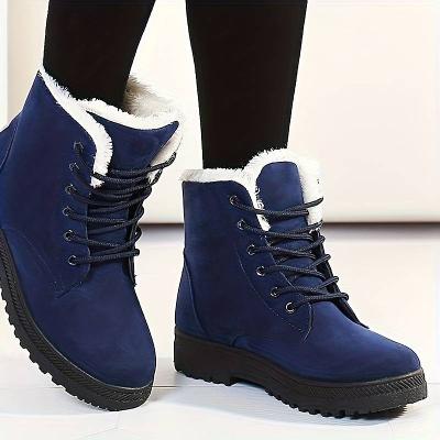 Winterstiefeletten mit Warmfutter & Schnürung | Ideal für den Winter