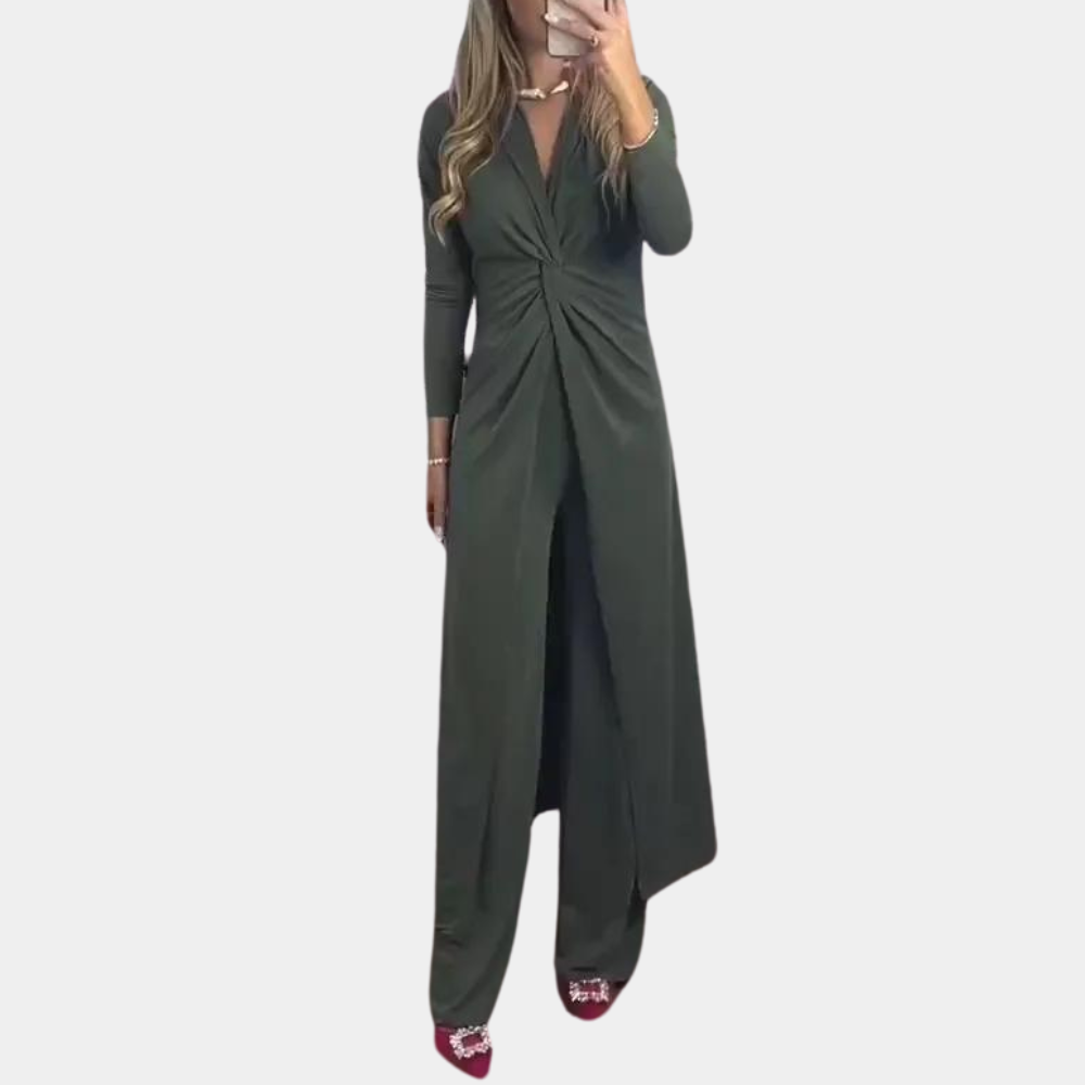 Zweiteiliges Damen Set mit Top & Hose | Ideal für Frühling und Sommer