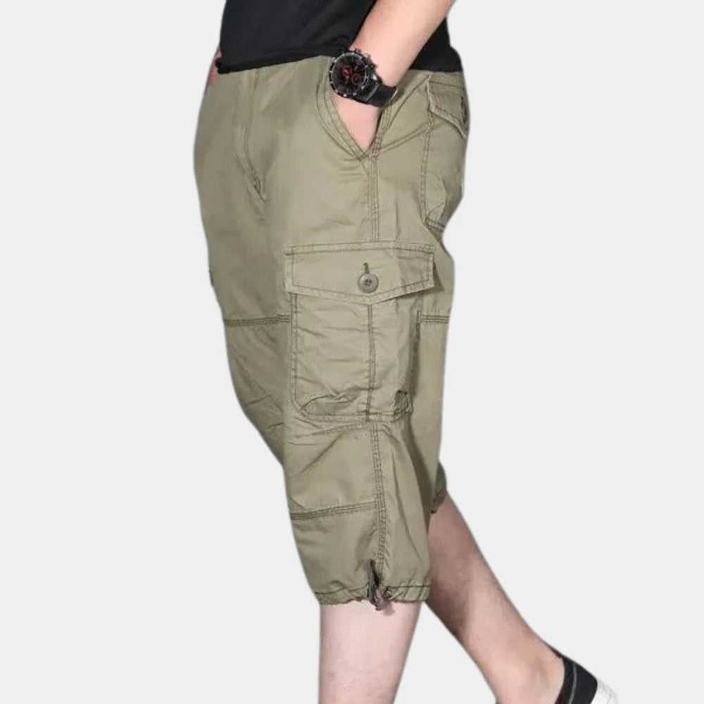 Herren Cargo Hose mit Elastischem Bund – Ideal für Frühling & Herbst