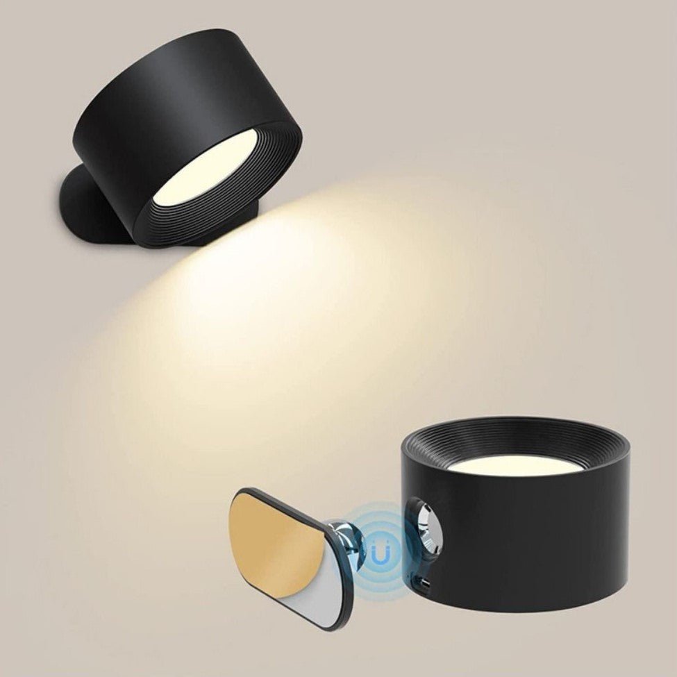 Magnetische kabellose Wandleuchte mit 360° Beleuchtung