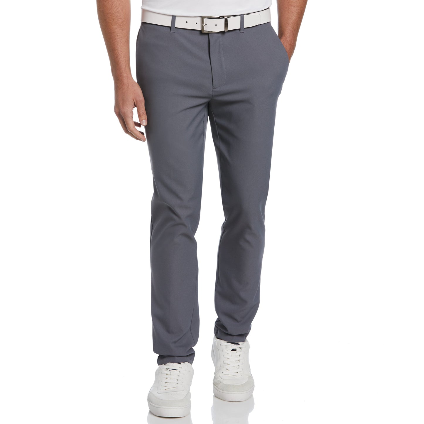 Herren Golfhose mit Stretch – Feuchtigkeitsableitend, Elastischer Bund, Flat Front, Leicht – Ideal für Frühling & Sommer