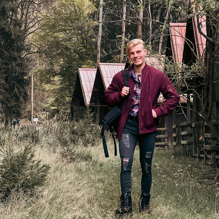 Bomberjacke für Herren mit moderner Passform und hochwertiger Verarbeitung | Ideal für Frühling/Herbst