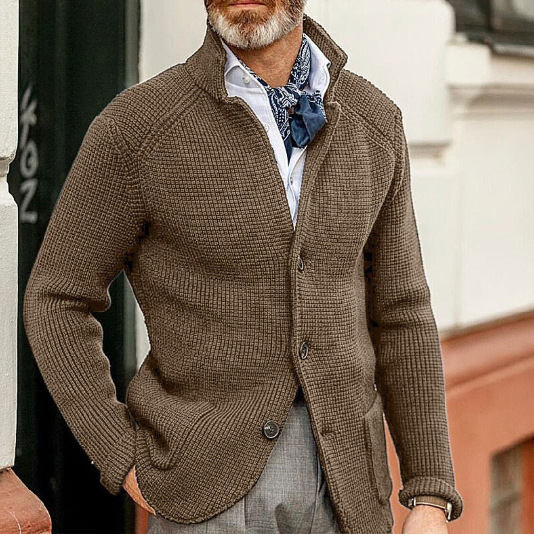 Strick-Cardigan mit Knopfleiste & lockerer Passform | Ideal für Herbst & Winter