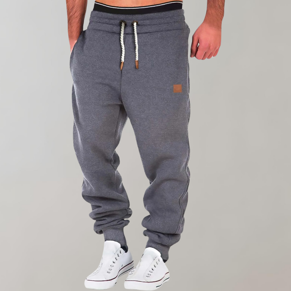 Herren Baggy Jogginghose mit Verstellbarem Bund I Ideal für Frühling und Herbst