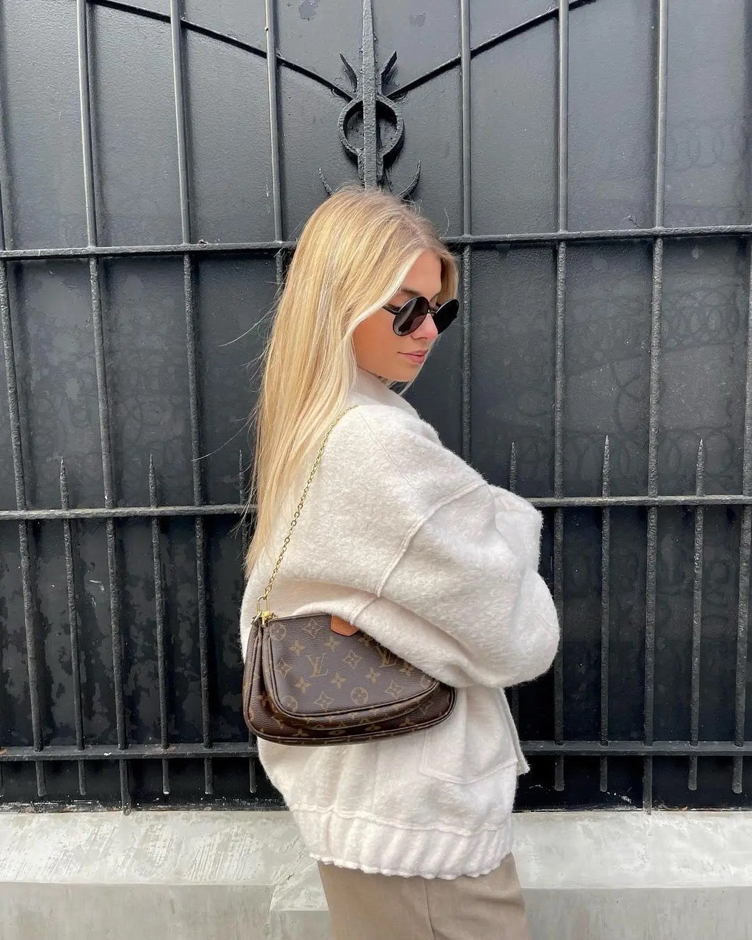 Damen-Tweedjacke mit klassischem Design – Ideal für den Winter