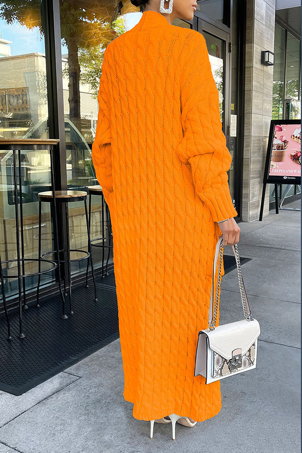 Strickjacke mit offener Vorderseite und langen Ärmeln | Ideal für Übergangszeit