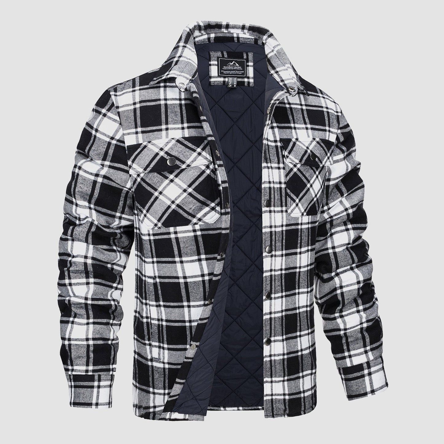 Gepunkteter Jacke mit lockerer Passform – Ideal für Herbst