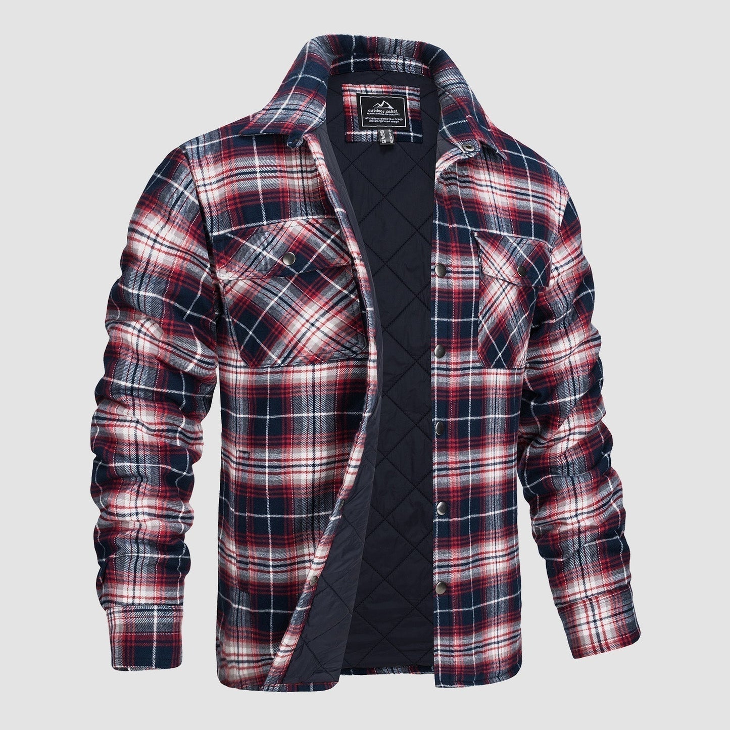 Gepunkteter Jacke mit lockerer Passform – Ideal für Herbst