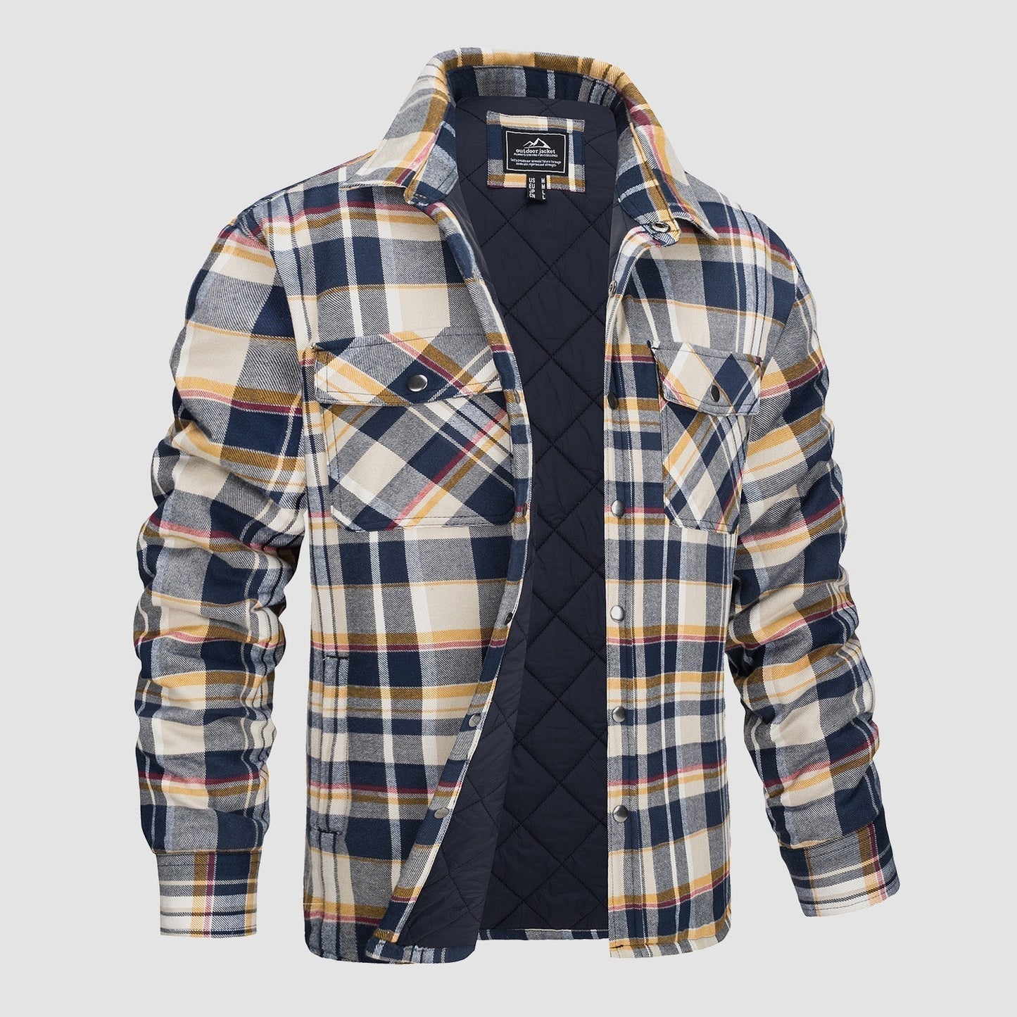 Gepunkteter Jacke mit lockerer Passform – Ideal für Herbst