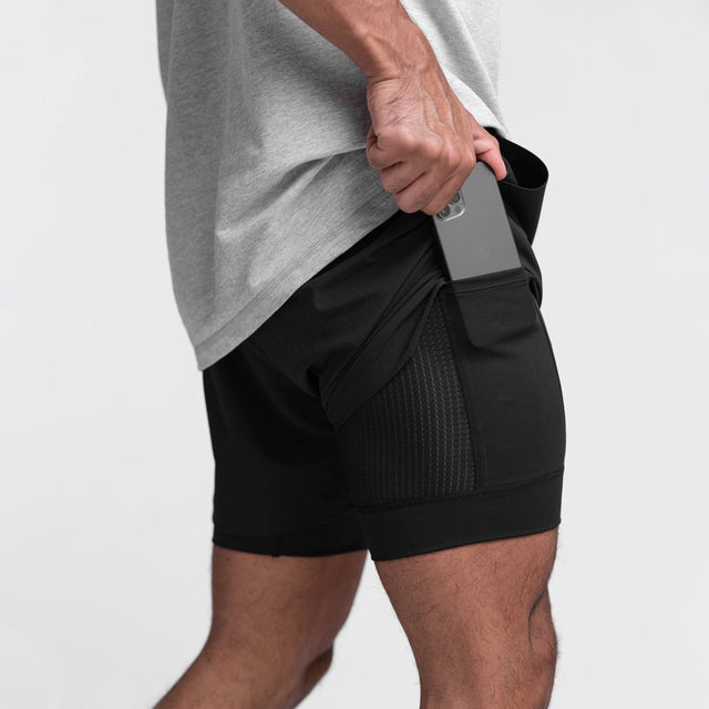 Atmungsaktive Fitness-Shorts mit Elastischem Innenfutter I Ideal für Frühling und Sommer