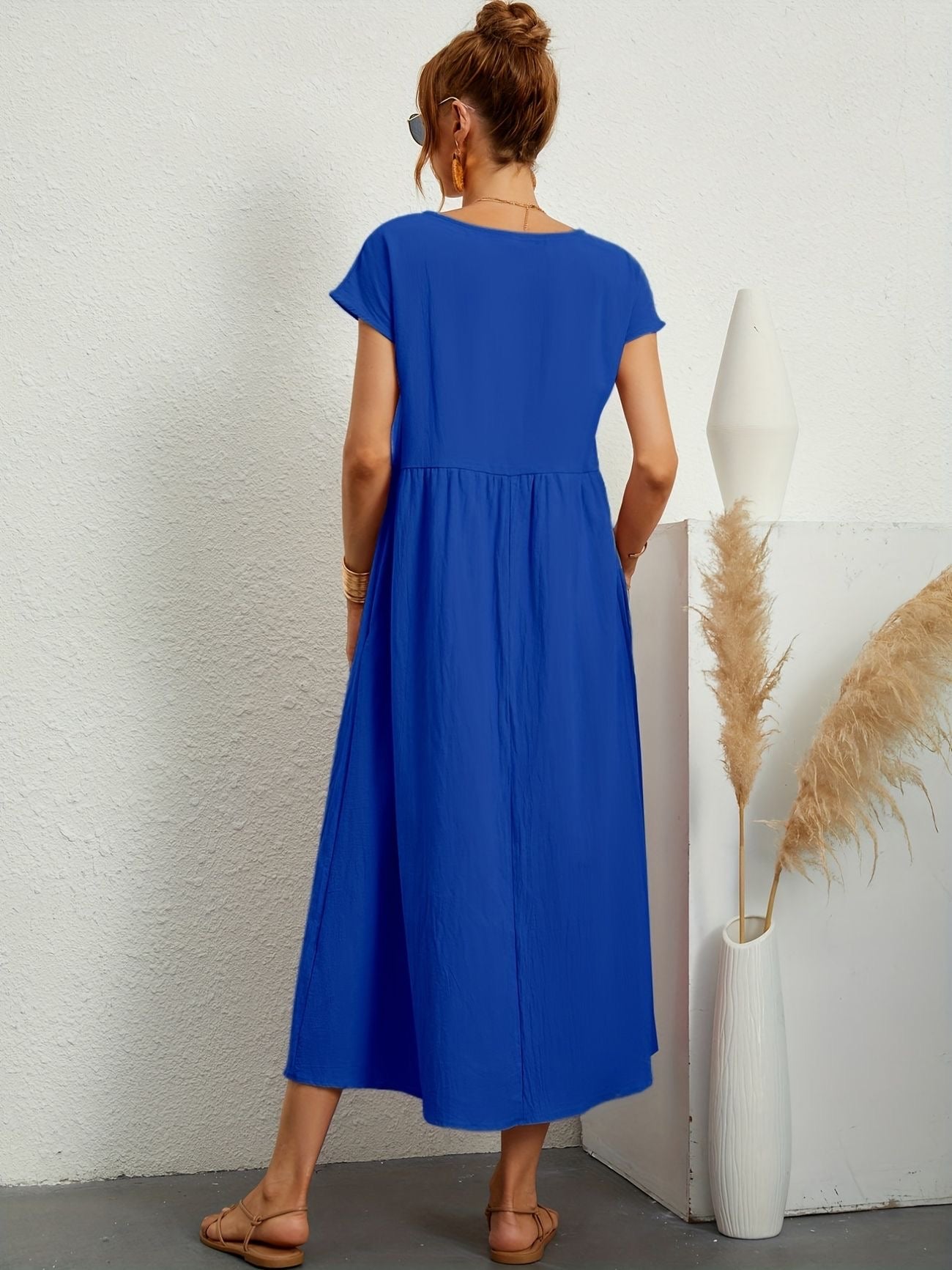 Midi-Kleid mit eleganter Passform & weichem Stoff | Ideal für Frühling & Sommer