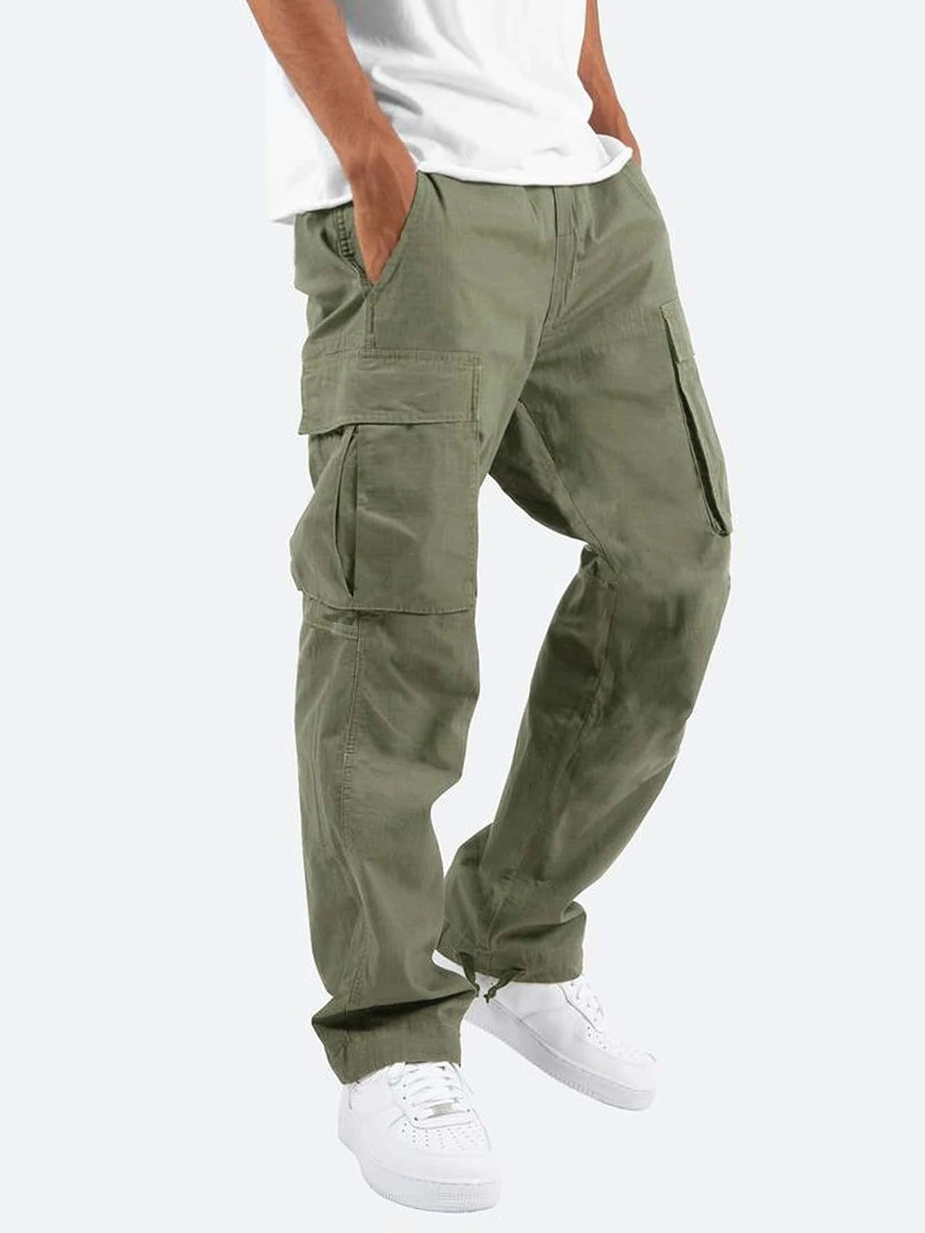 Herren Stretch-Cargohose mit mehreren Taschen I Ideal für alle Jahreszeiten