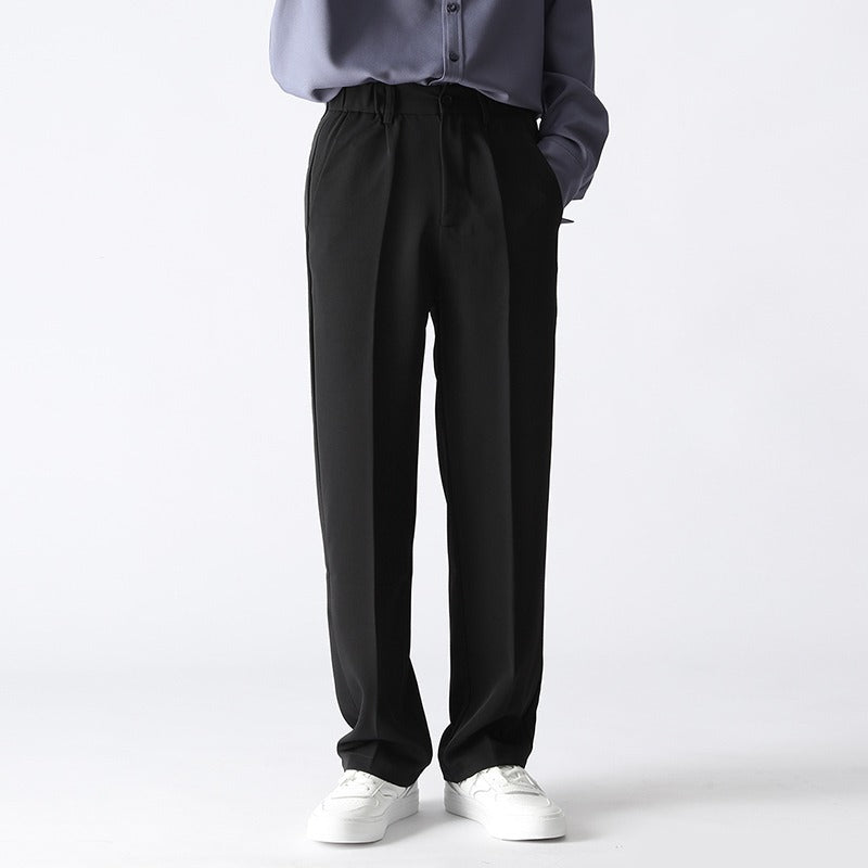 Herren Gerade-Leg Loose Hosen Polyesterstoff Ideal für Herbst und Winter