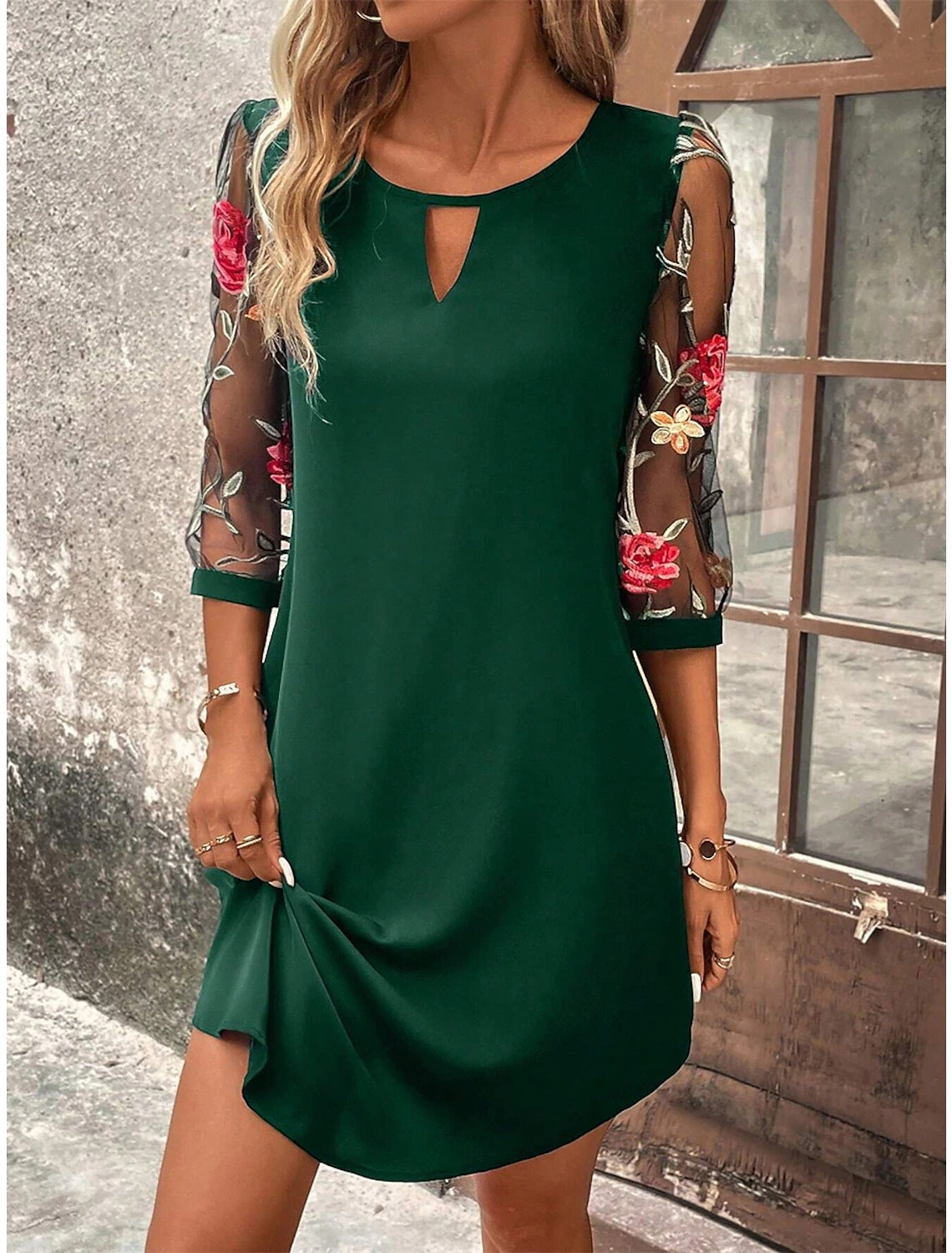 Elegantes Fließendes Abendkleid | Ideal für Frühling und Herbst