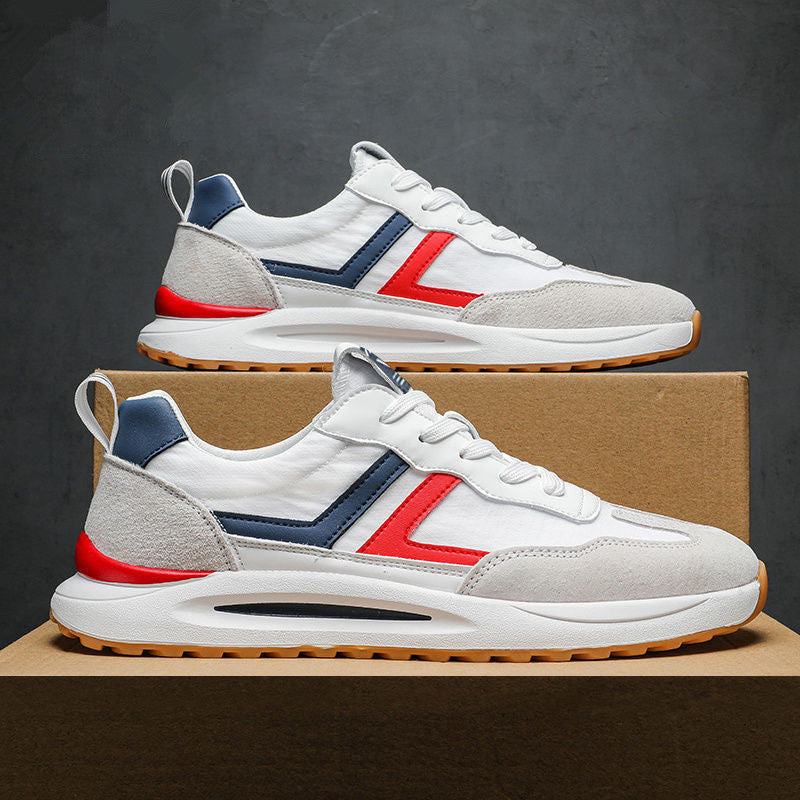 Herren Atmungsaktive Canvas-Sneaker mit Gummisohle | Ideal für Frühling und Sommer