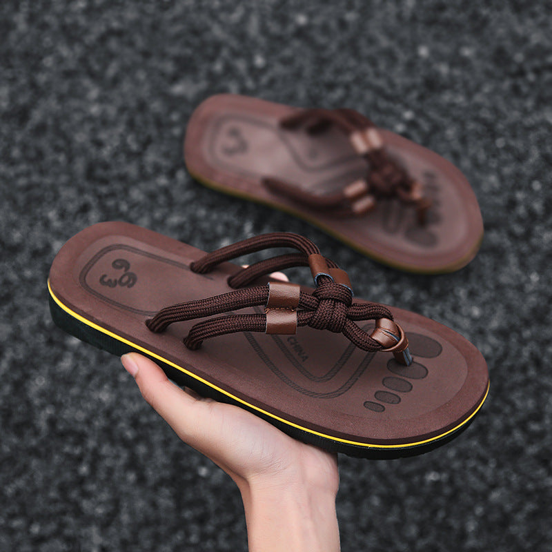Herringbone Flache Strandpantoffeln | Ideal für den Sommer