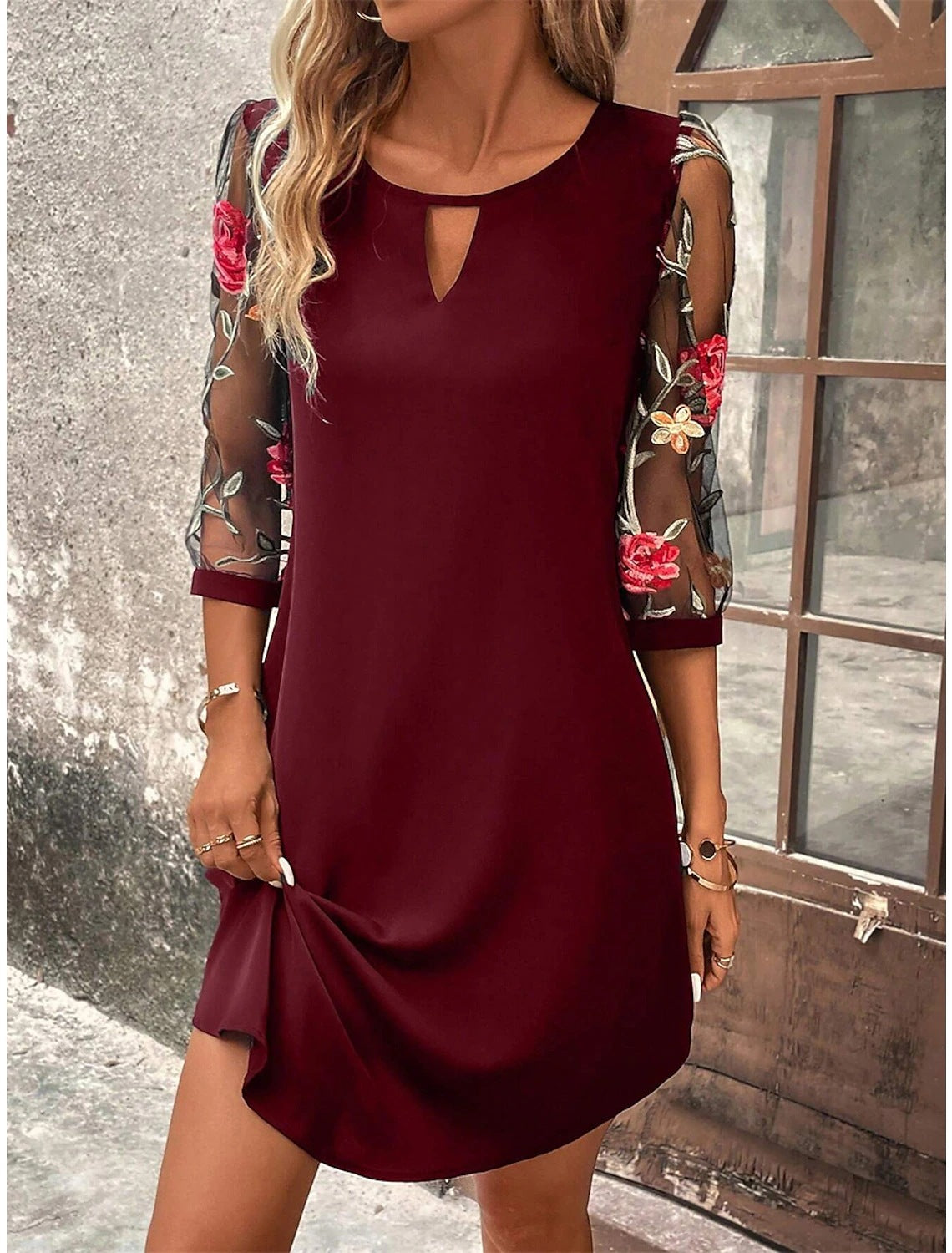 Elegantes Fließendes Abendkleid | Ideal für Frühling und Herbst