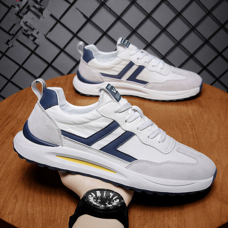 Herren Atmungsaktive Canvas-Sneaker mit Gummisohle | Ideal für Frühling und Sommer