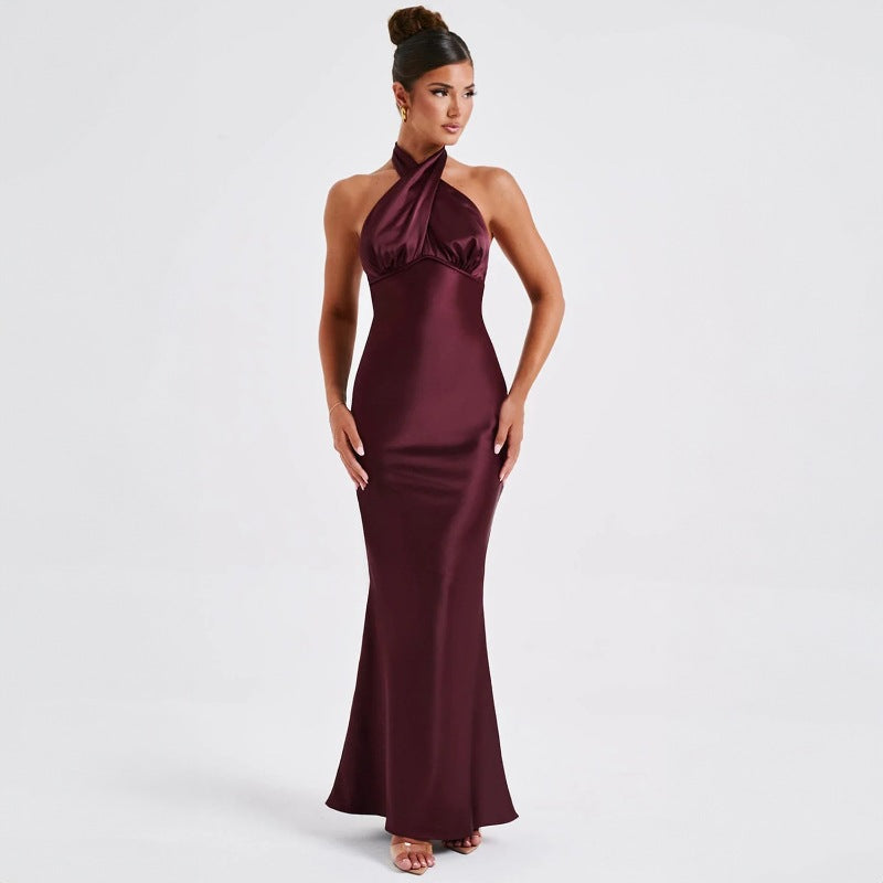Rückenfreies Ärmelloses Maxikleid mit Schnürdesign | Perfekt für den Sommer