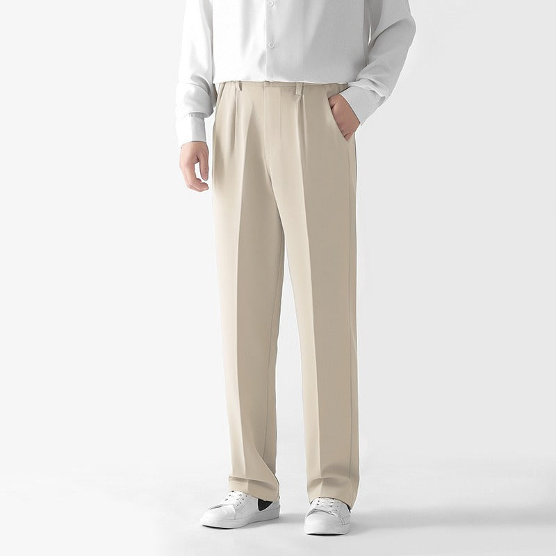 Herren Gerade-Leg Loose Hosen Polyesterstoff Ideal für Herbst und Winter