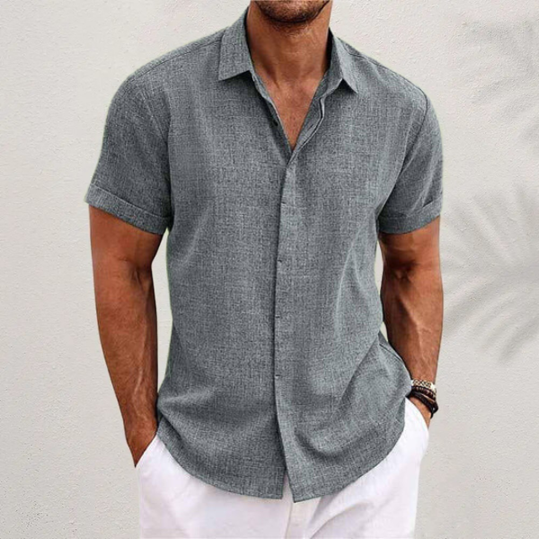 Herren-Hemd mit Knopfleiste | Ideal für Frühling und Sommer