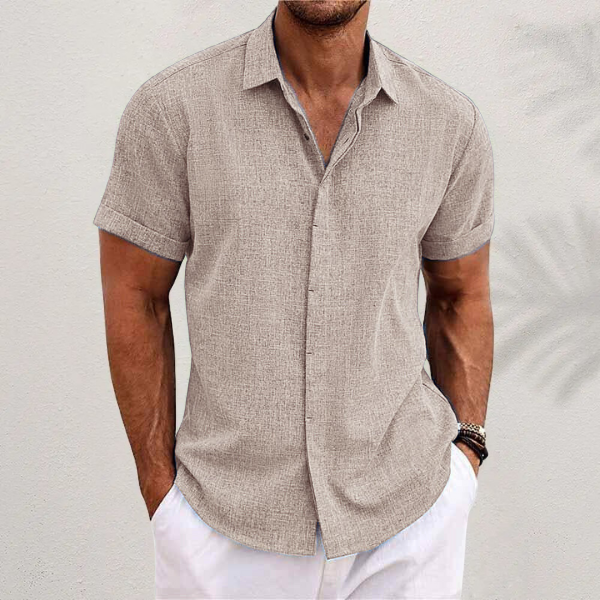 Herren-Hemd mit Knopfleiste | Ideal für Frühling und Sommer