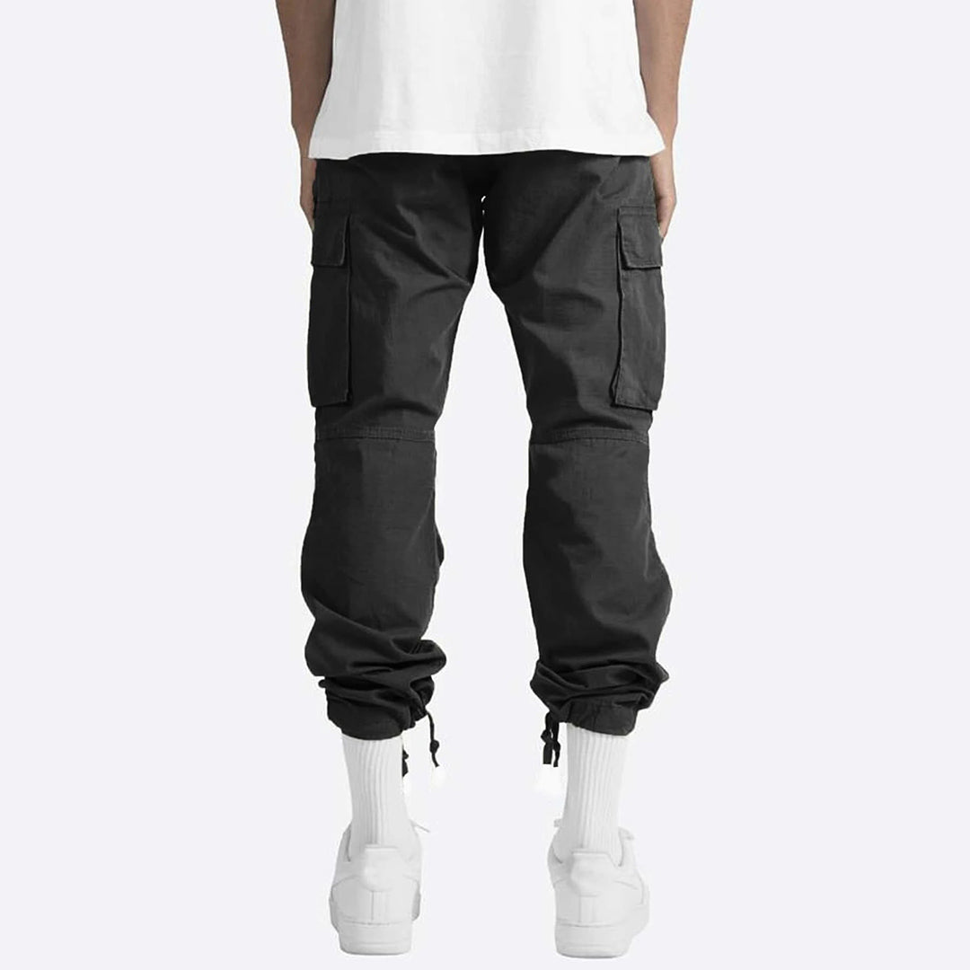 Herren Cargo-Hose mit Mehreren Taschen I Ideal für Frühling und Herbst