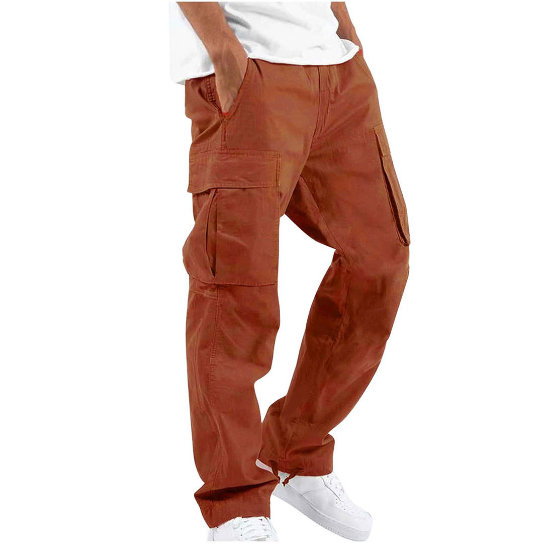 Herren Cargo-Hose mit Mehreren Taschen I Ideal für Frühling und Herbst