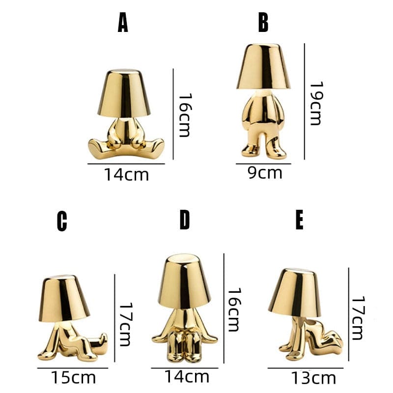 Stilvolle Tischlampe mit warmem Licht