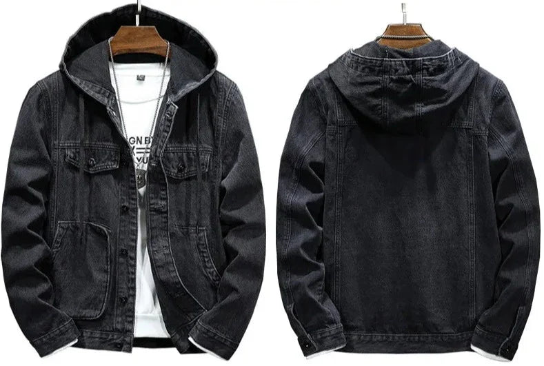 Street Denim Jacket mit lockerer Passform – Ideal für Herbst